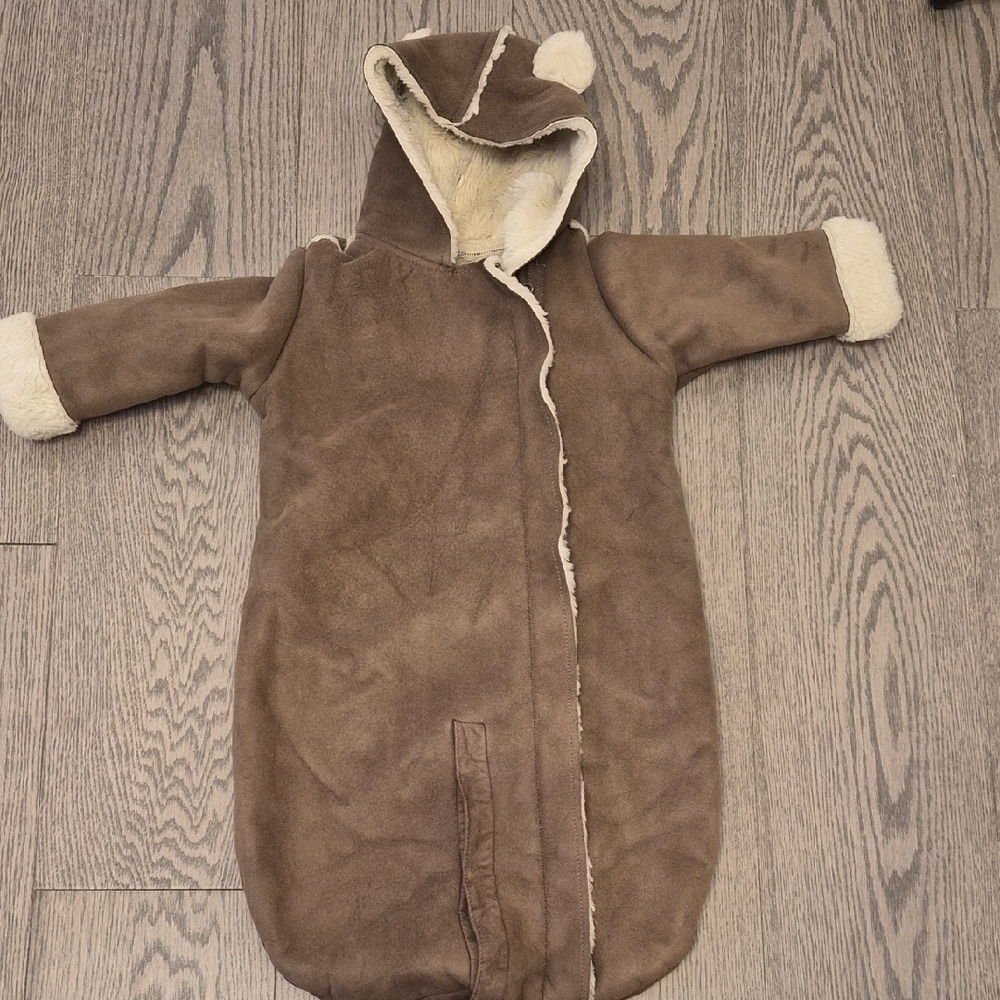 BabyGAP Brown and Cream Kids Sleep Sack, Size 6-12months